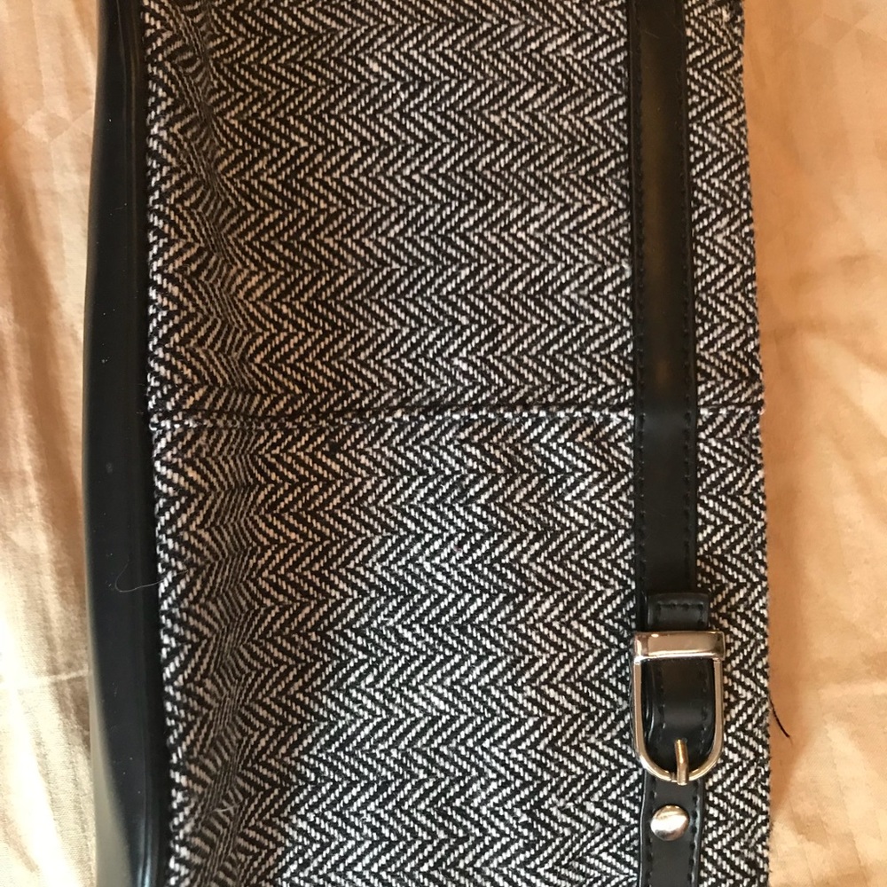 Tweed make up bag